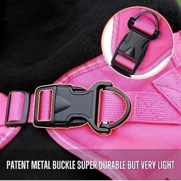 NWT! KCP Tactical Girl Dog Harness Pink Military 10500 Nylon Lightweight Durable - Picture 5 of 8